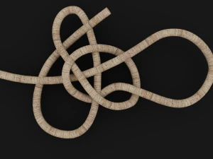 Knot model Strong Rope Knot 3 3D Model