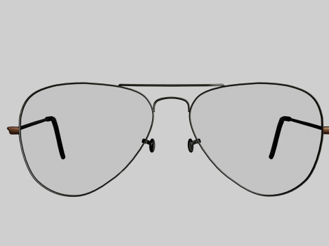 Aviator sunglasses 3D Model