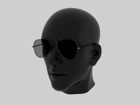Aviator sunglasses 3D Model