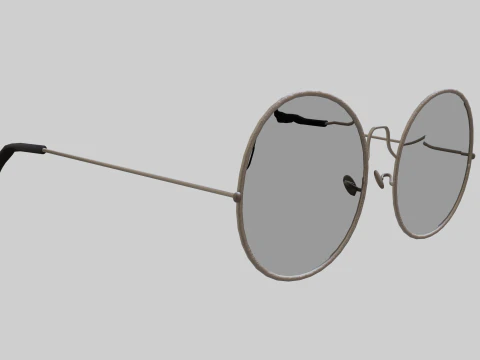 Retro glasses 3D Model