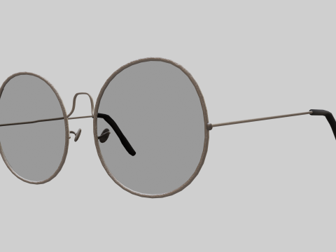 Retro glasses 3D Model