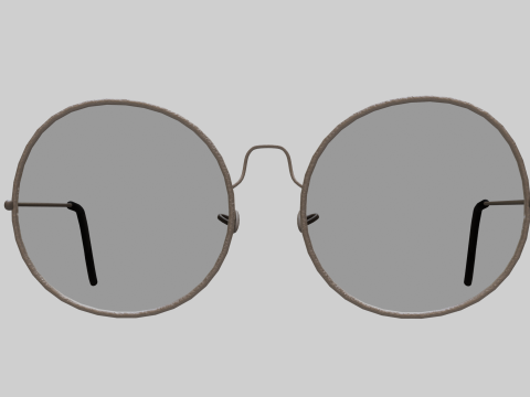 Retro glasses 3D Model