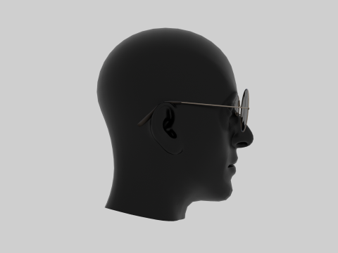 Retro glasses 3D Model