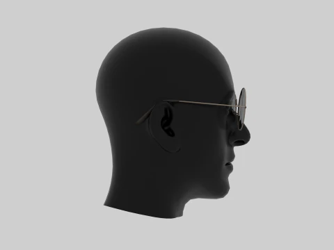 Retro glasses 3D Model