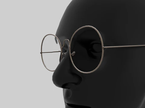 Retro glasses 3D Model
