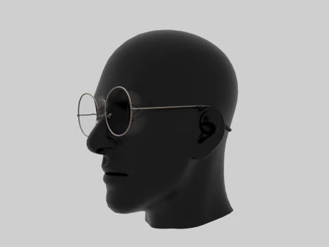 Retro glasses 3D Model