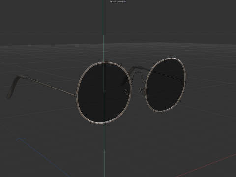 Retro glasses 3D Model