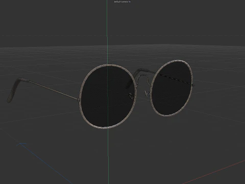 Retro glasses 3D Model