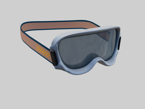Snow goggles 3D Model