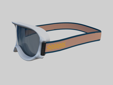 Snow goggles 3D Model