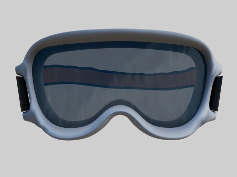 Snow goggles 3D Model