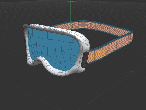 Snow goggles 3D Model