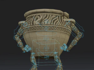 Alexander Elden Ring Pixel Art Low Poly Model 3D Model