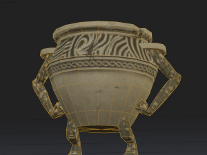 Alexander Elden Ring Pixel Art Low Poly Model 3D Модель