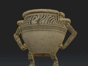 Alexander Elden Ring Pixel Art Low Poly Model 3D Model