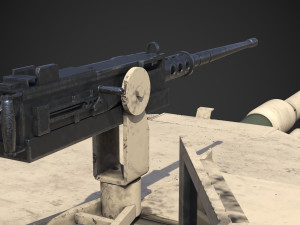 M1A2 Abrams Rigged Model 3D