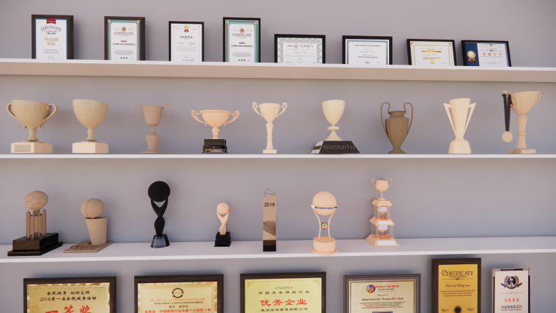 Trophy Cup -A2 3D 모델 .c4d .max .obj .3ds .fbx .stl .blend 
