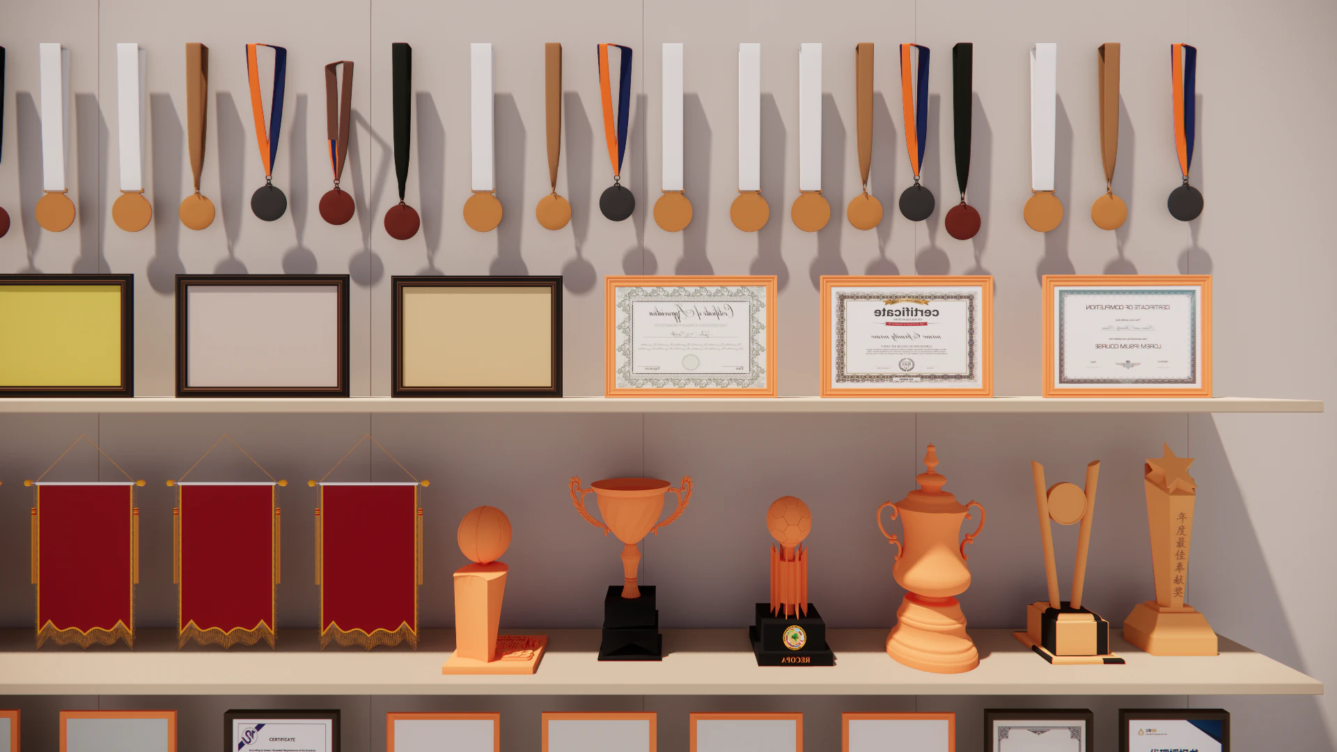 Trophy Cup -A3 3D Model .c4d .max .obj .3ds .fbx .stl .blend 