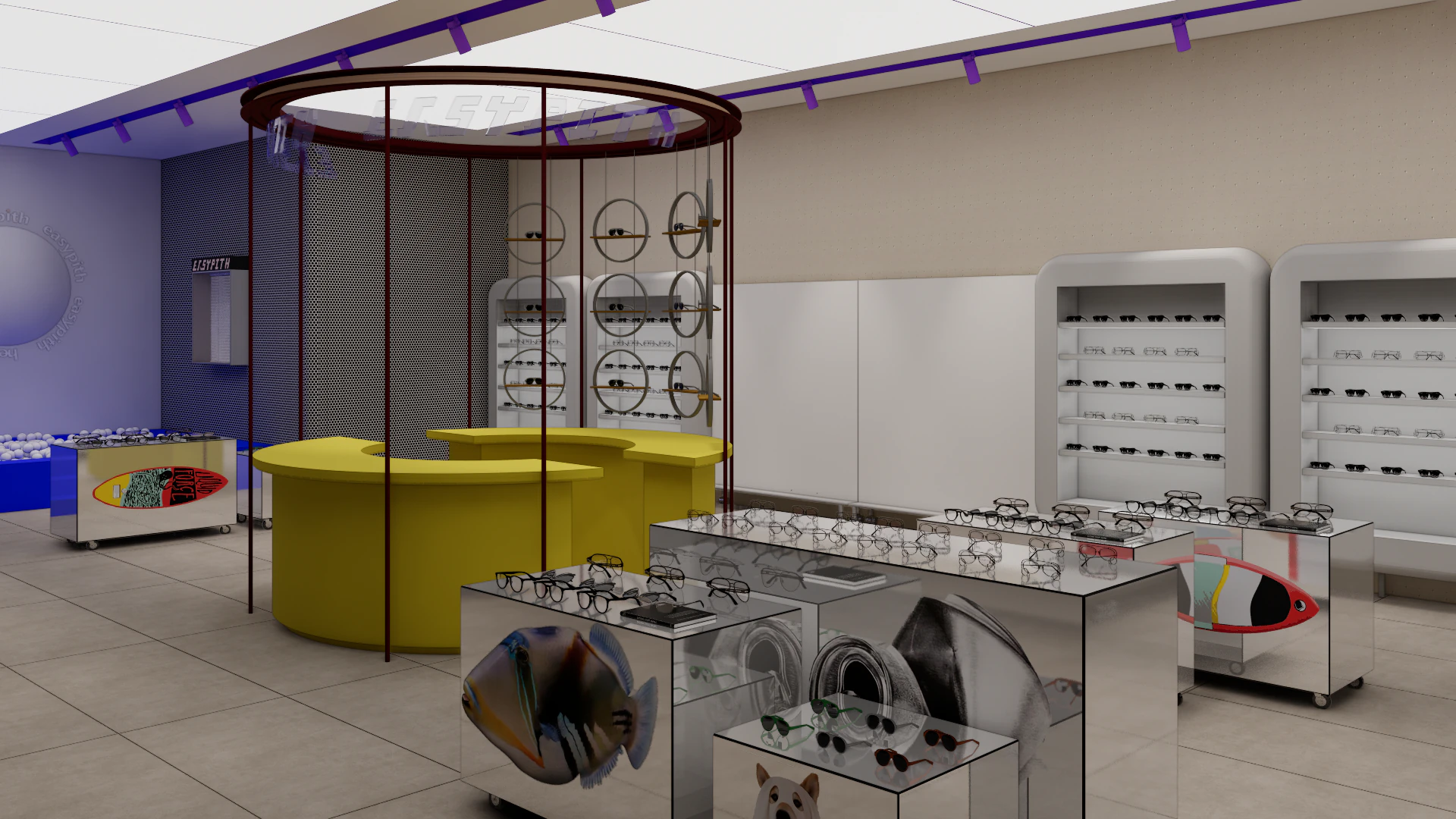 Optical Shop -A1 3D Model .c4d .max .obj .3ds .fbx .stl .blend 