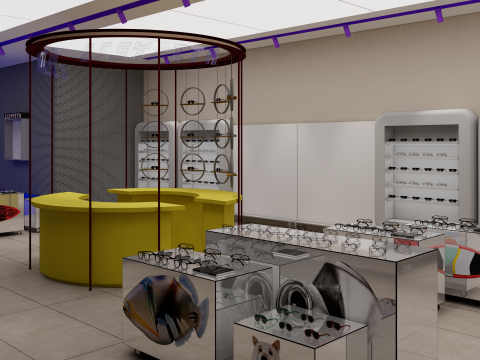 Optical Shop -A1 3D Model