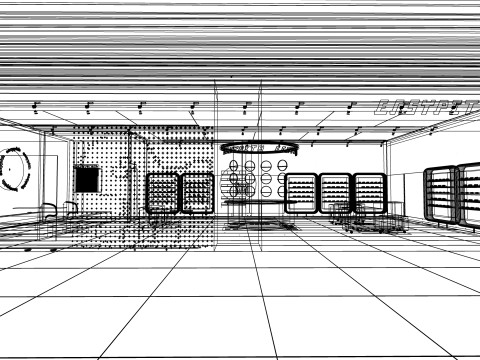 Optical Shop -A1 3D Модель