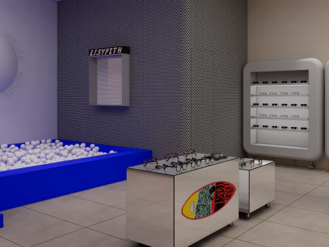 Optical Shop -A1 3D Model