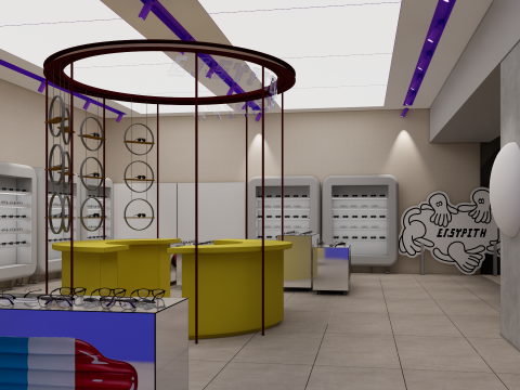Optical Shop -A1 3D Модель