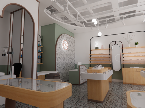 Optical Shop -A2 3D Model