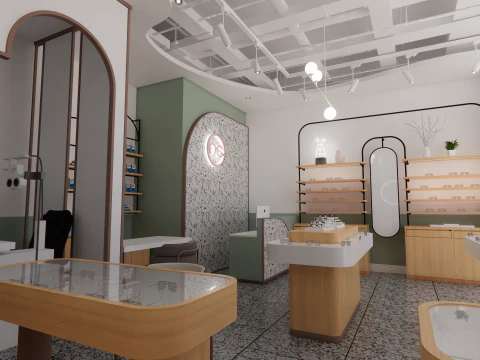 Magasin d'optique -A2 Modèle 3D