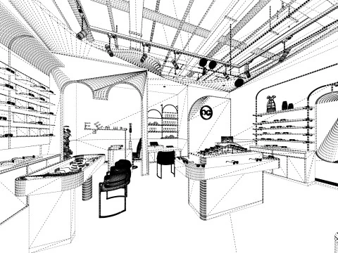 Optical Shop -A2 3D Model