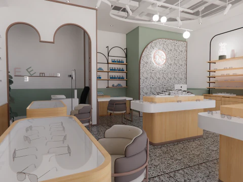Optical Shop -A2 3D Model