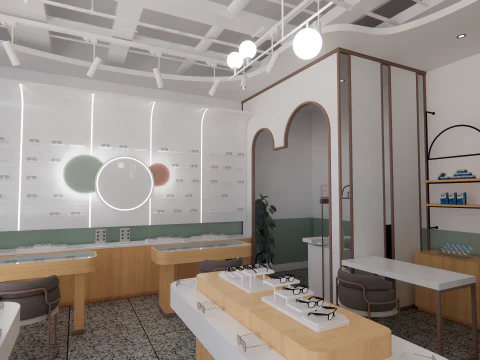 Optical Shop -A2 3D Model