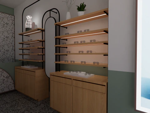 Optical Shop -A2 3D Model