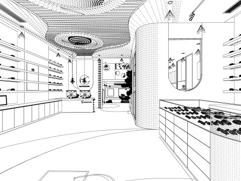 Optical Shop -A4 3D Model