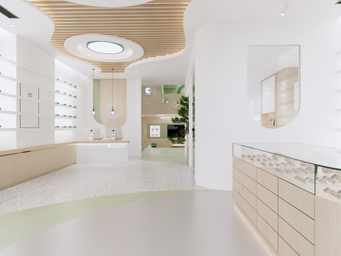Optical Shop -A4 3D Model
