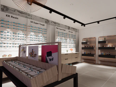 Optical Shop -A5 3D Model