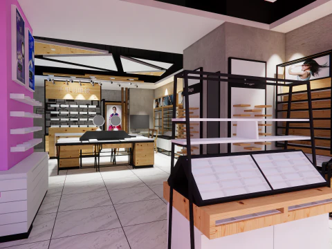 Magasin d'optique -A6 Modèle 3D