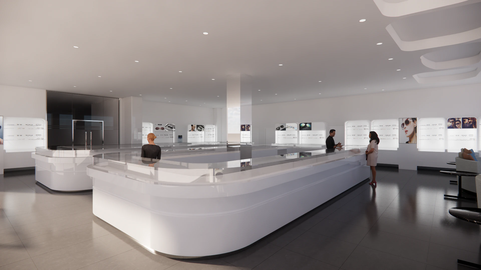 안경점 -A7 3D 모델 .c4d .max .obj .3ds .fbx .stl .blend 