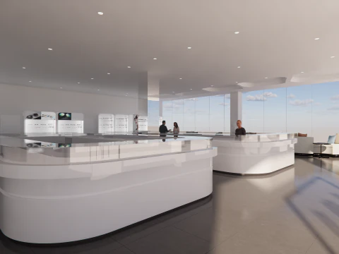 안경점 -A7 3D 모델