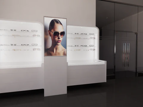 안경점 -A7 3D 모델