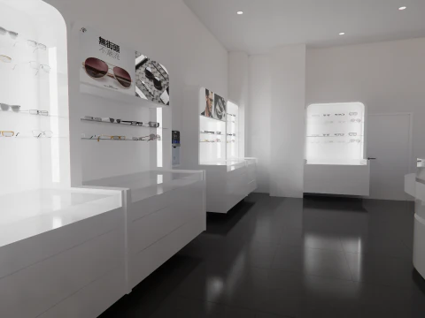 안경점 -A7 3D 모델