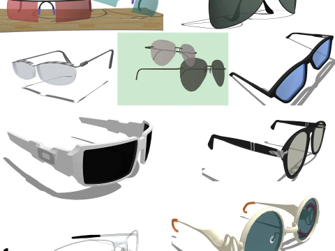 Brilcollectie -A1 3D Model