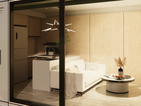Capsule room -A1 3D Model