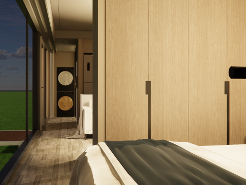 Capsule room -A1 3D Model