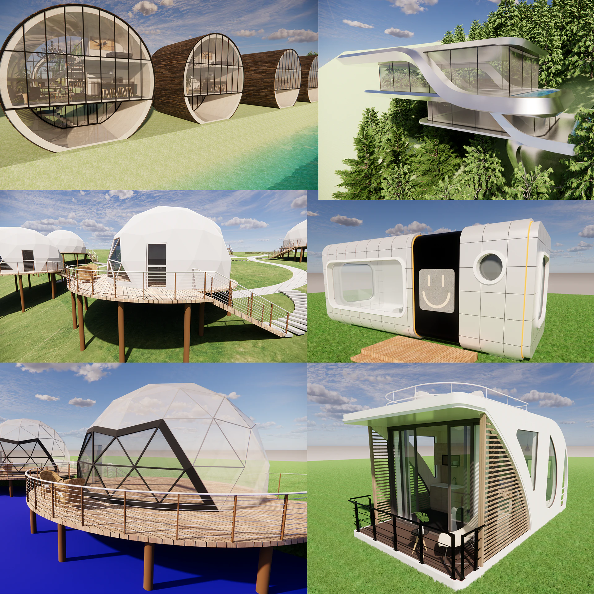 Chambre capsules -A2 Modèle 3D .c4d .max .obj .3ds .fbx .stl .blend 