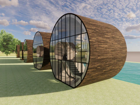 Chambre capsules -A2 Modèle 3D