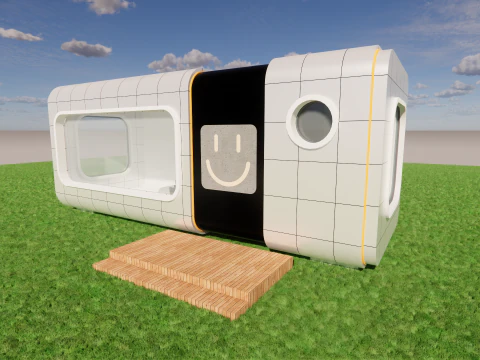 Chambre capsules -A2 Modèle 3D