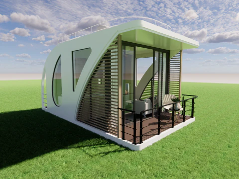 Chambre capsules -A2 Modèle 3D