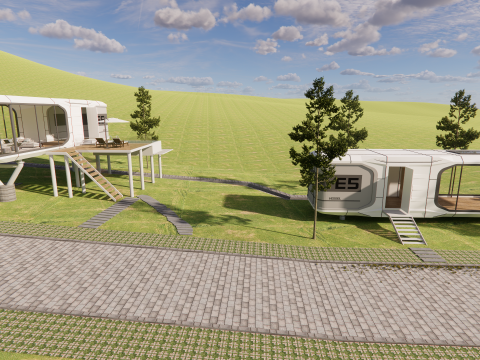 Capsule room -A3 3D-Modell