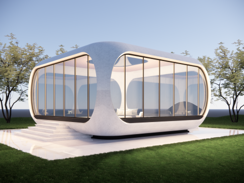 Capsule room -A3 3D-Modell